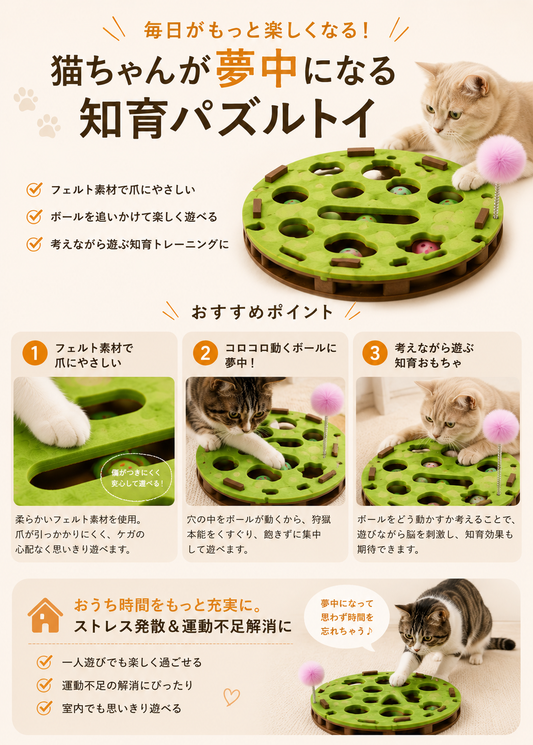 Play Maze|猫の知育パズル