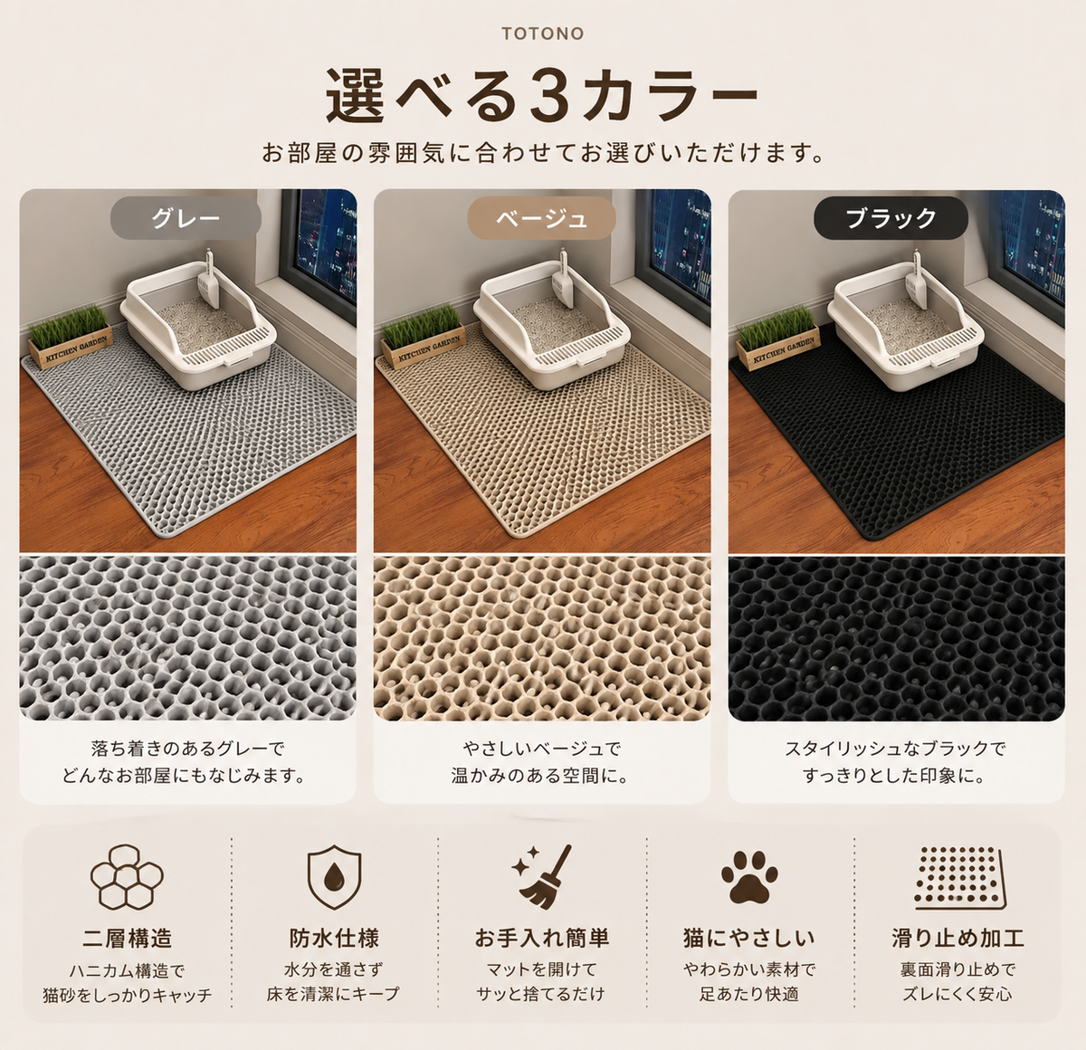 Clean Step｜猫砂キャッチマット